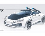 2020 Alpine A110 SportsX Concept Design Sketch Wallpapers 150x120