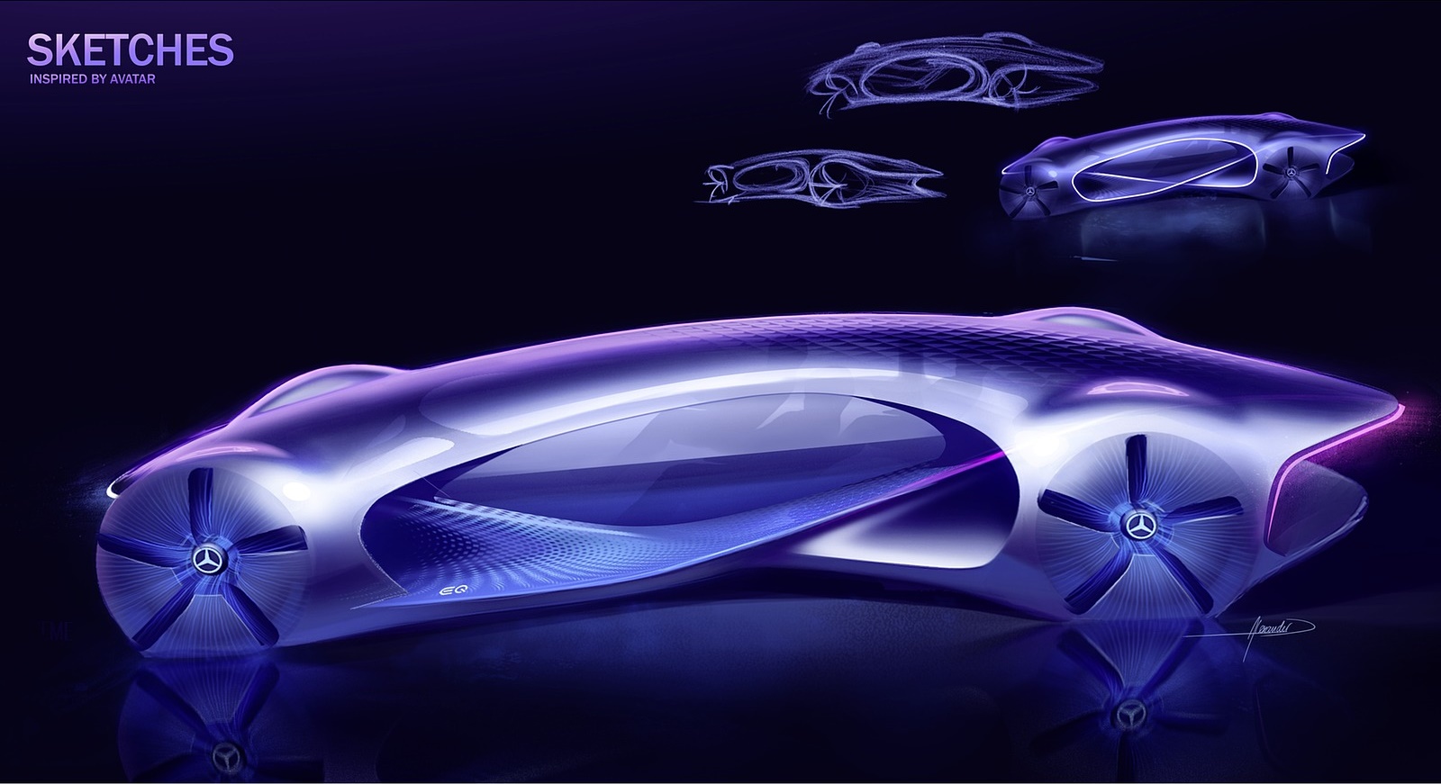 2020 Mercedes-Benz VISION AVTR Concept Design Sketch Wallpapers #56 of 60