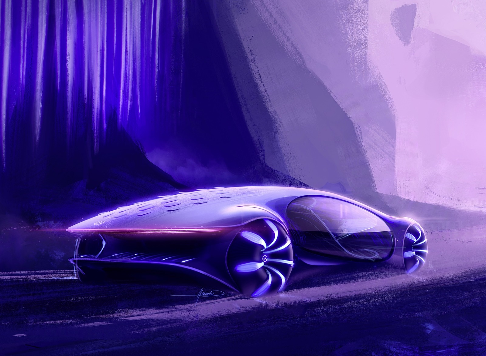 2020 Mercedes-Benz VISION AVTR Concept Design Sketch Wallpapers #54 of 60