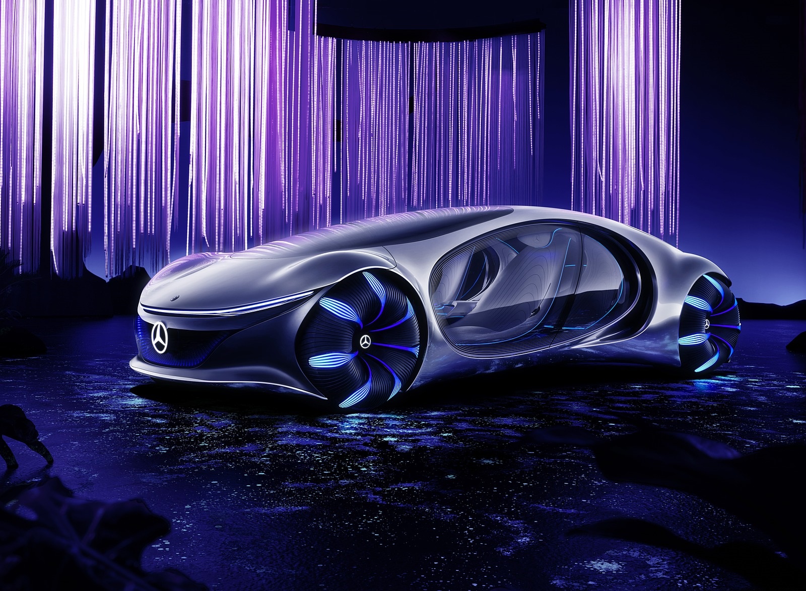 2020 Mercedes-Benz VISION AVTR Concept Front Three-Quarter Wallpapers #16 of 60