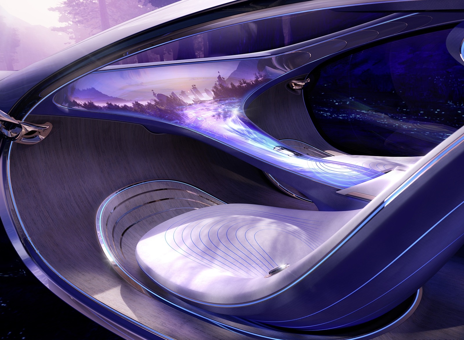 Mercedes Benz Vision руль 2020
