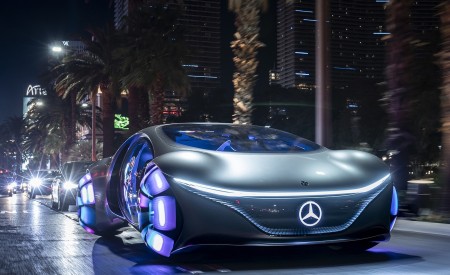 2020 Mercedes-Benz VISION AVTR Concept in Las Vegas Front Wallpapers 450x275 (3)