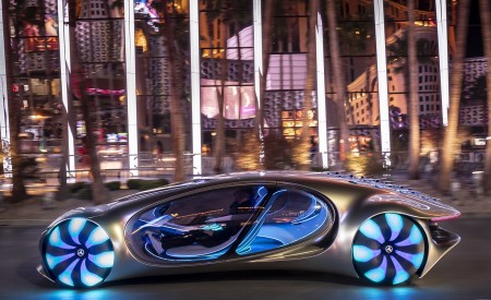 2020 Mercedes-Benz VISION AVTR Concept in Las Vegas Side Wallpapers 450x275 (10)