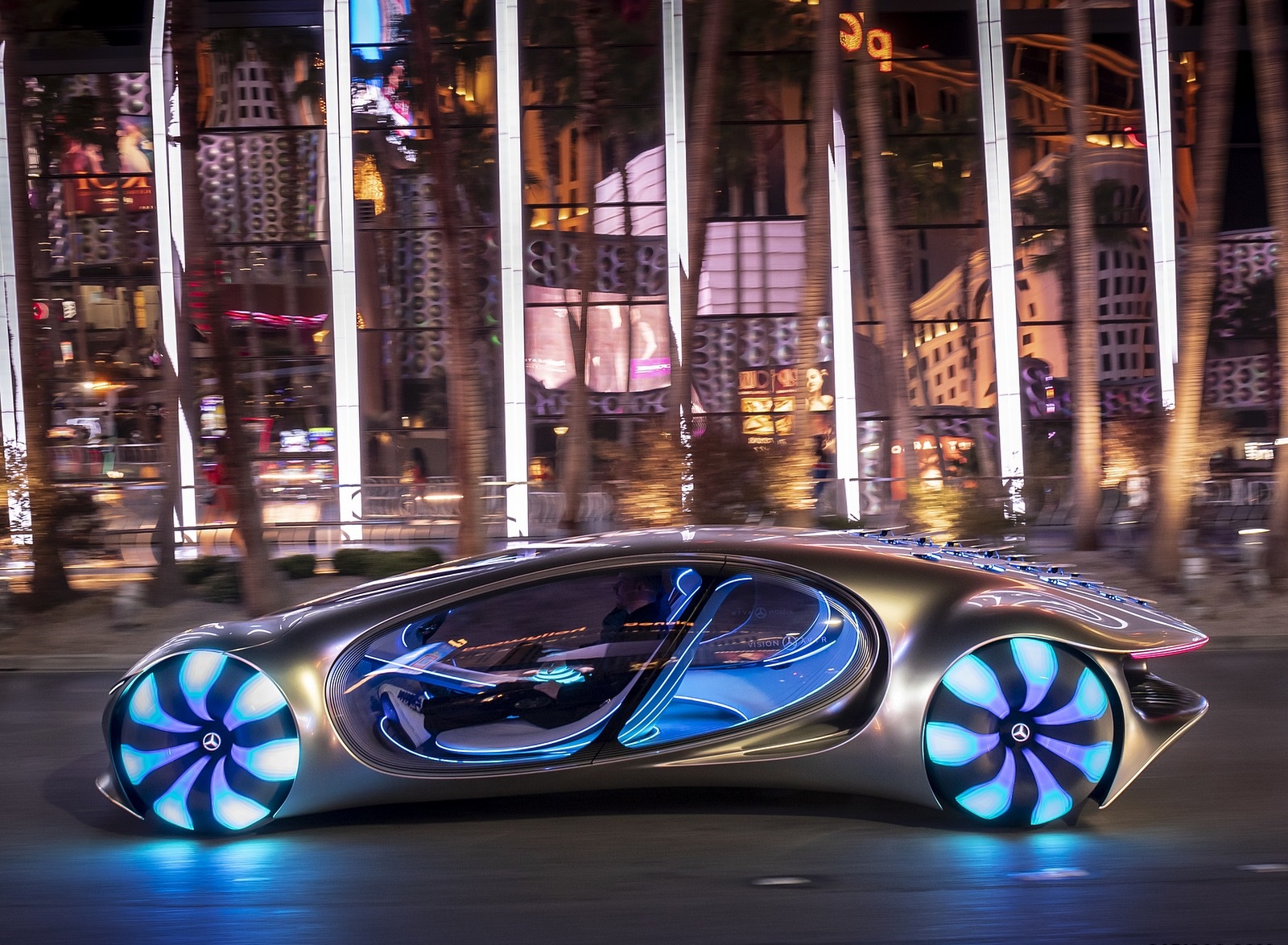 2020 Mercedes-Benz VISION AVTR Concept in Las Vegas Side Wallpapers (10)