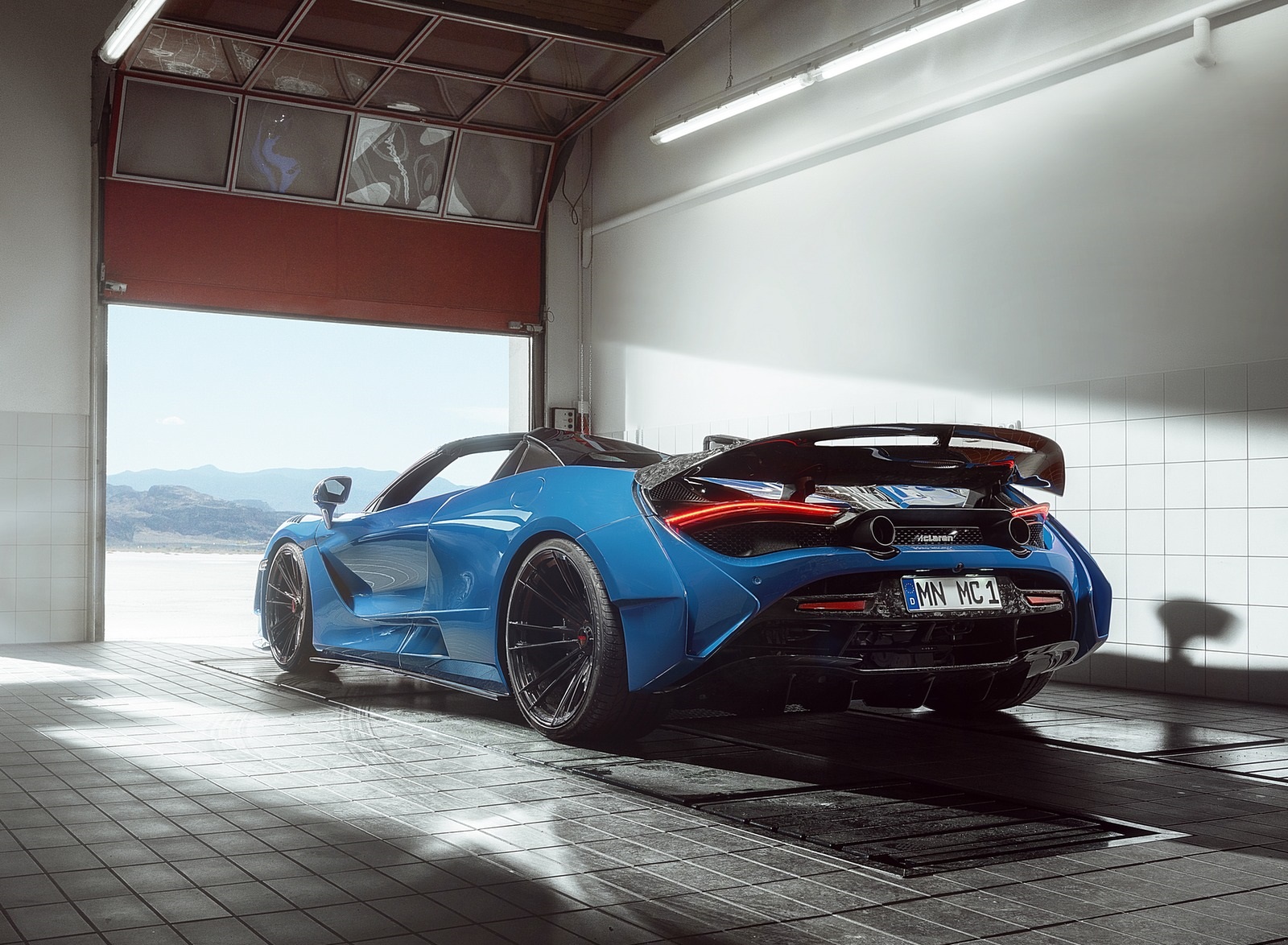 2020 NOVITEC N-LARGO based on McLaren 720S Spider Rear Three-Quarter Wallpapers (5)