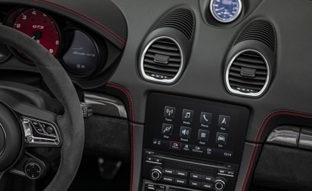 2020 Porsche 718 Boxster GTS 4.0 (Color: Carmine Red) Central Console Wallpapers 450x275 (125)
