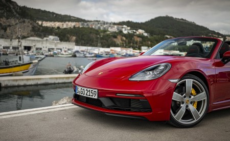 2020 Porsche 718 Boxster GTS 4.0 (Color: Carmine Red) Detail Wallpapers 450x275 (108)