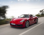 2020 Porsche 718 Boxster GTS 4.0 (Color: Carmine Red) Front Three-Quarter Wallpapers 150x120