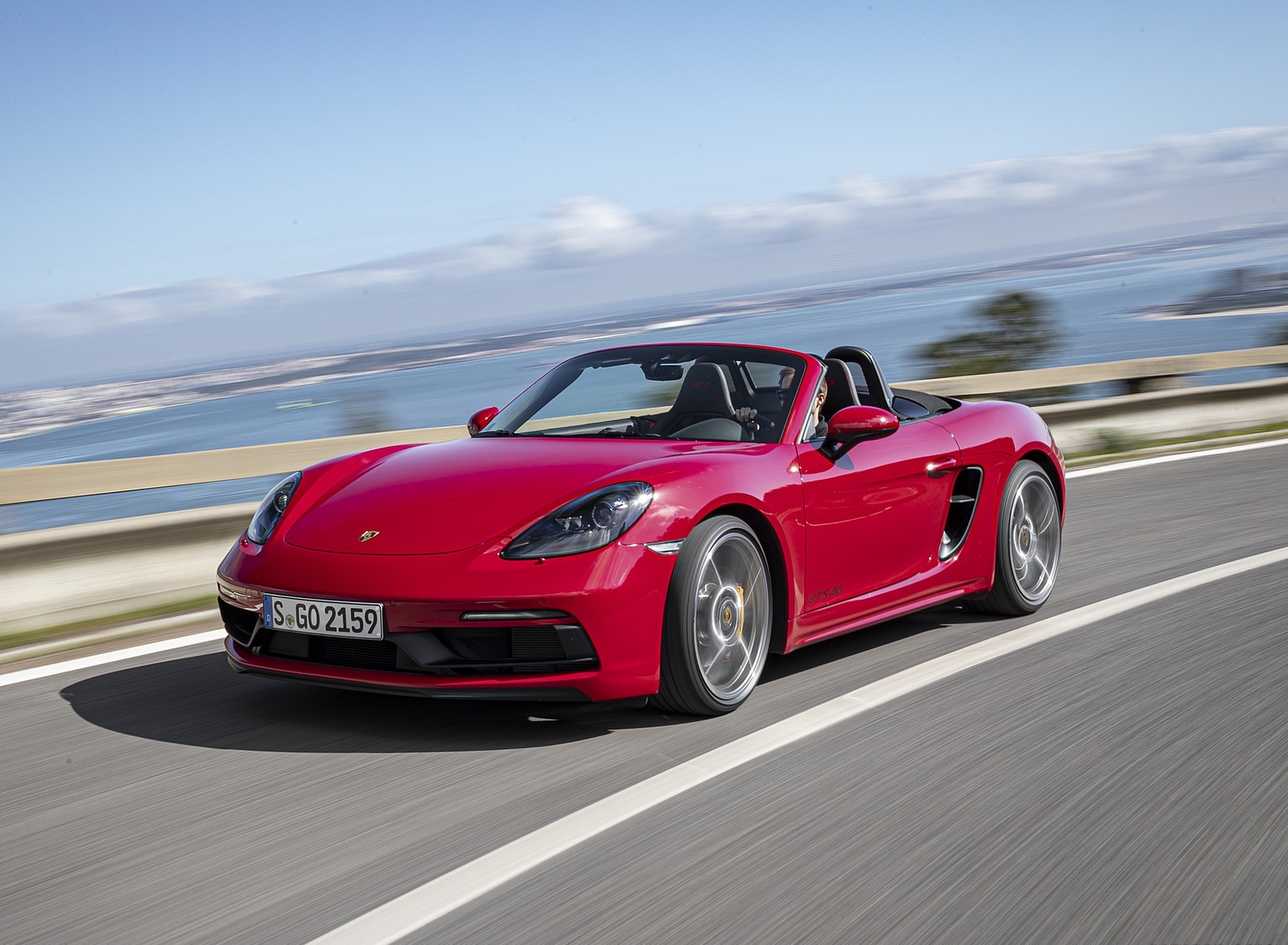 2020 Porsche 718 Boxster GTS 4.0 (Color: Carmine Red) Front Three-Quarter Wallpapers #60 of 191