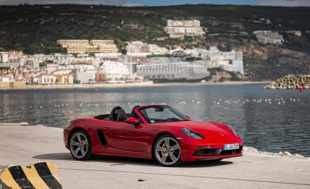 2020 Porsche 718 Boxster GTS 4.0 (Color: Carmine Red) Front Three-Quarter Wallpapers 450x275 (85)