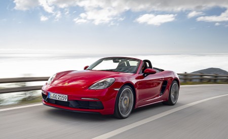 2020 Porsche 718 Boxster GTS 4.0 (Color: Carmine Red) Front Three-Quarter Wallpapers 450x275 (80)