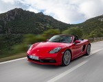 2020 Porsche 718 Boxster GTS 4.0 (Color: Carmine Red) Front Three-Quarter Wallpapers 150x120