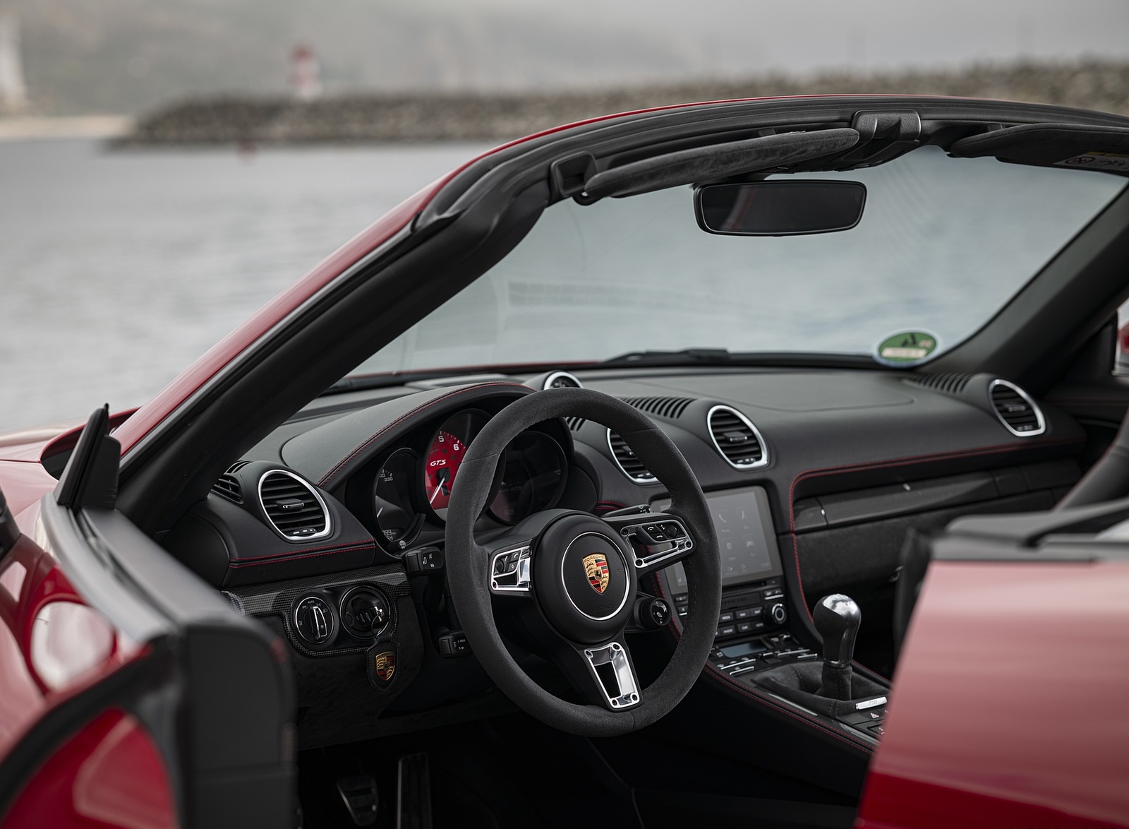 2020 Porsche 718 Boxster GTS 4.0 (Color: Carmine Red) Interior Wallpapers #119 of 191