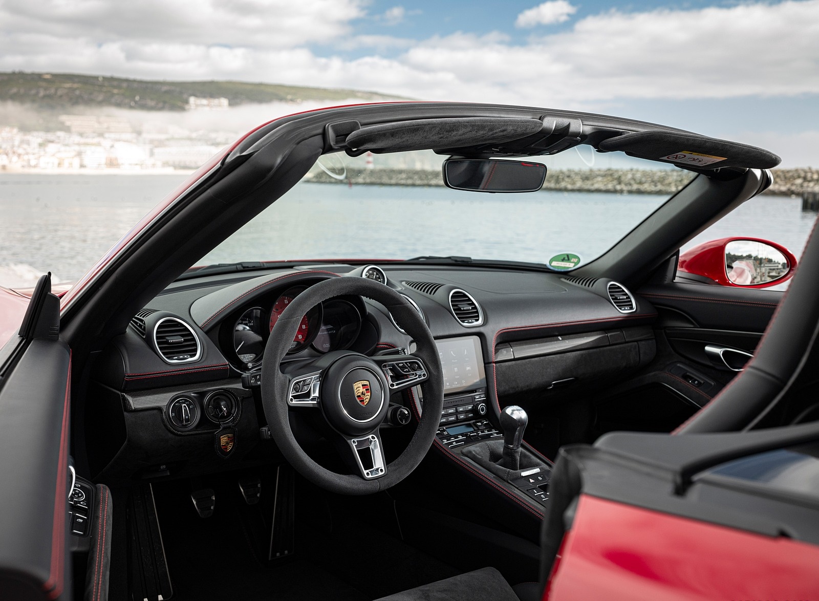 2020 Porsche 718 Boxster GTS 4.0 (Color: Carmine Red) Interior Wallpapers #118 of 191