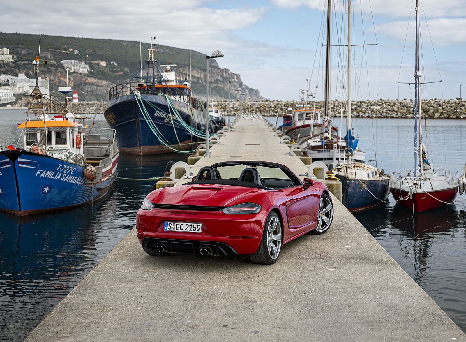 2020 Porsche 718 Boxster GTS 4.0 (Color: Carmine Red) Rear Three-Quarter Wallpapers #90 of 191