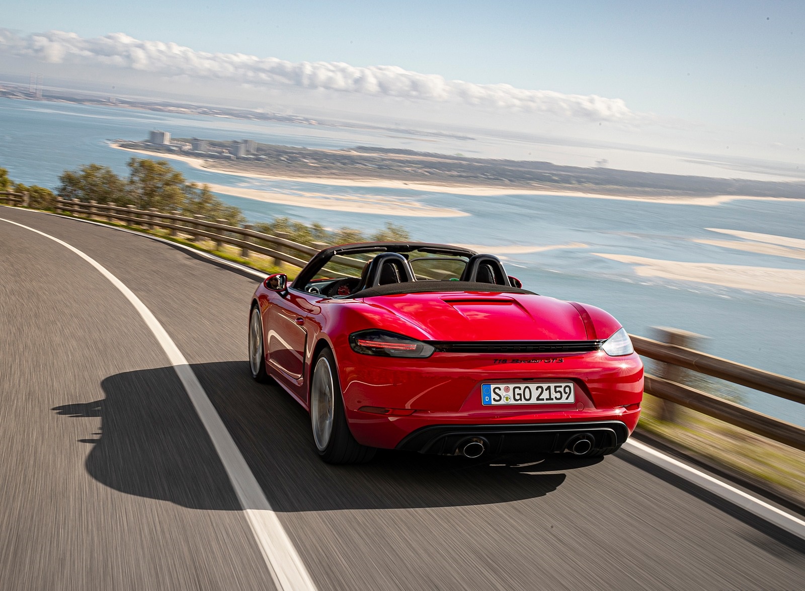 2020 Porsche 718 Boxster GTS 4.0 (Color: Carmine Red) Rear Three-Quarter Wallpapers #63 of 191