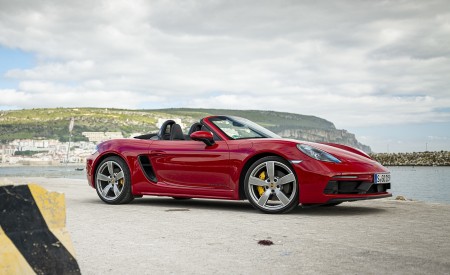 2020 Porsche 718 Boxster GTS 4.0 (Color: Carmine Red) Side Wallpapers 450x275 (88)