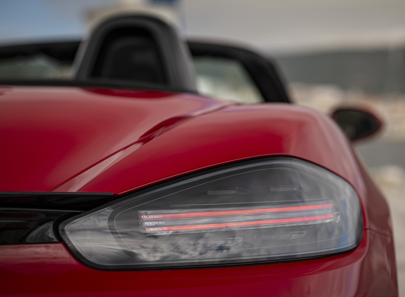 2020 Porsche 718 Boxster GTS 4.0 (Color: Carmine Red) Tail Light Wallpapers #102 of 191
