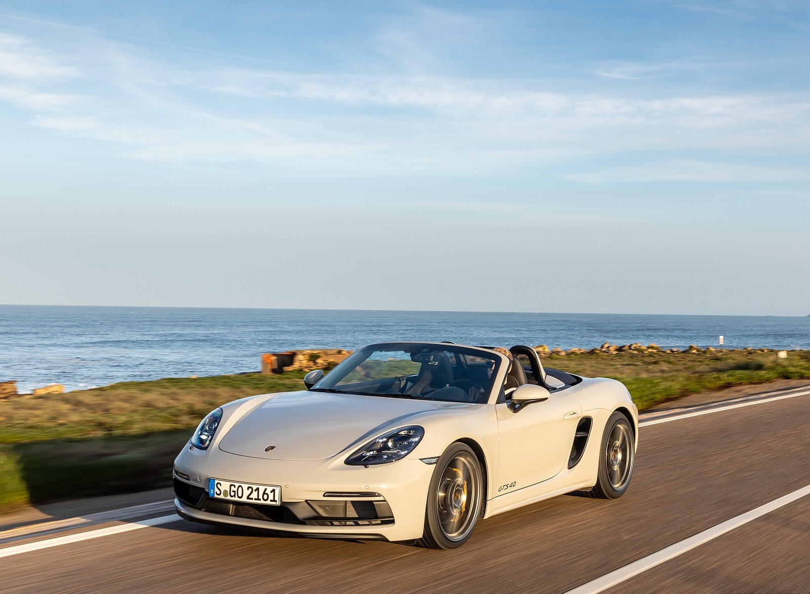 2020 Porsche 718 Boxster GTS 4.0 (Color: Crayon) Front Three-Quarter Wallpapers #131 of 191