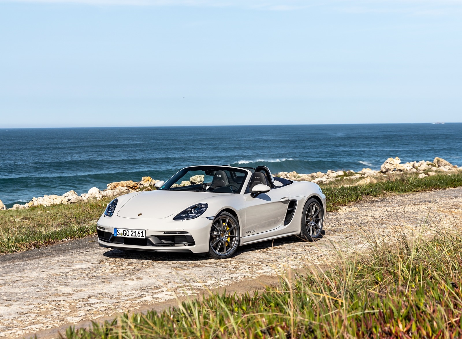 2020 Porsche 718 Boxster GTS 4.0 (Color: Crayon) Front Three-Quarter Wallpapers #157 of 191