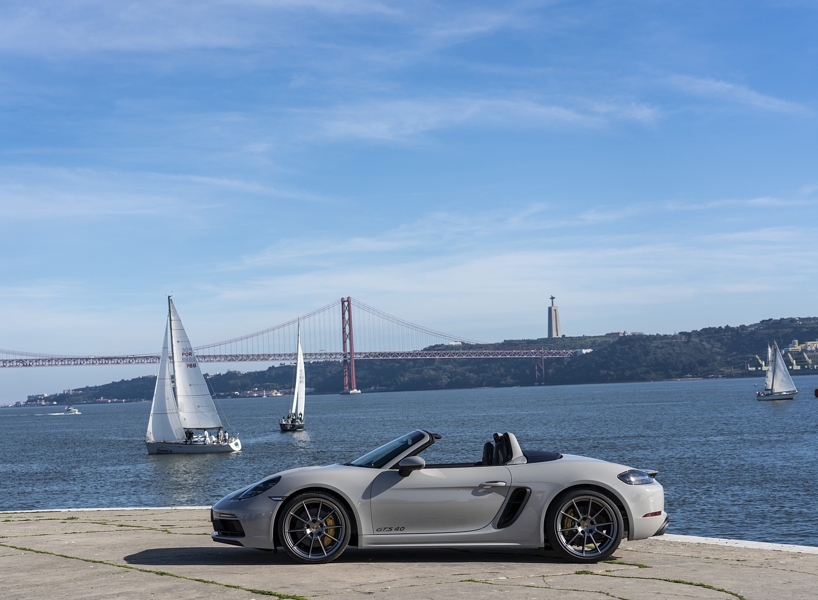 2020 Porsche 718 Boxster GTS 4.0 (Color: Crayon) Side Wallpapers #165 of 191