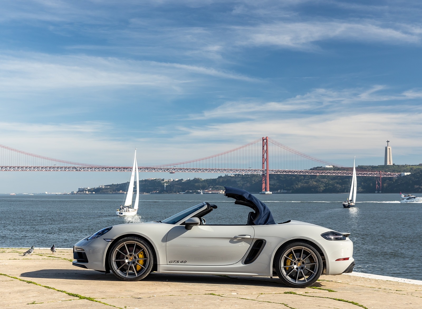 2020 Porsche 718 Boxster GTS 4.0 (Color: Crayon) Side Wallpapers #152 of 191