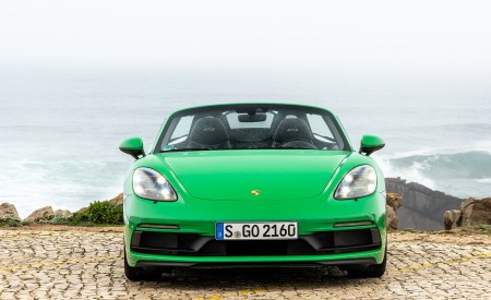2020 Porsche 718 Boxster GTS 4.0 (Color: Phyton Green) Front Wallpapers 450x275 (23)