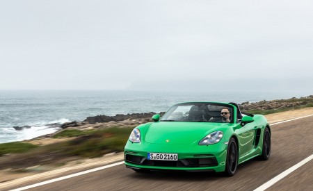 2020 Porsche 718 Boxster GTS 4.0 (Color: Phyton Green) Front Wallpapers 450x275 (4)