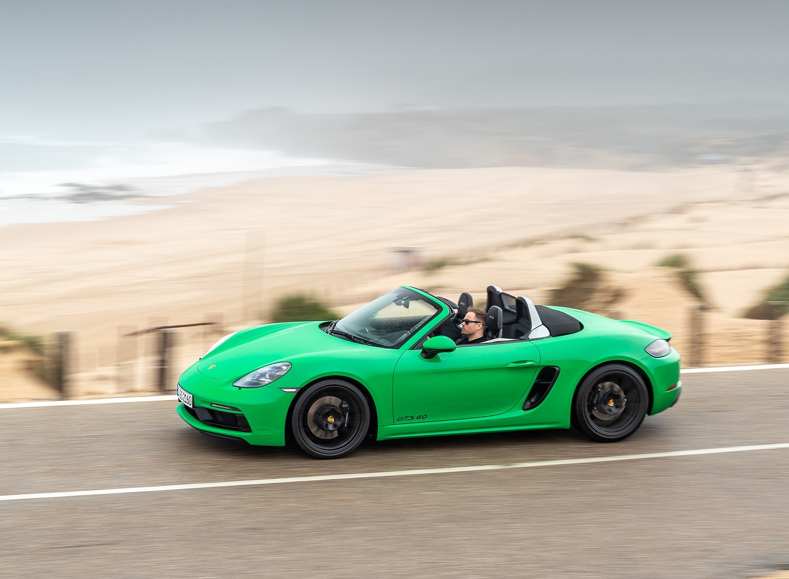 2020 Porsche 718 Boxster GTS 4.0 (Color: Phyton Green) Side Wallpapers #15 of 191