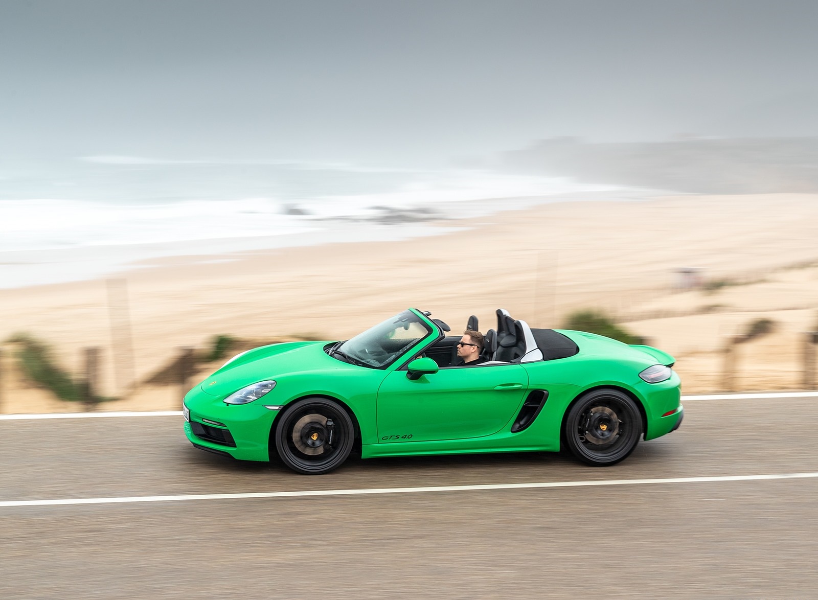 2020 Porsche 718 Boxster GTS 4.0 (Color: Phyton Green) Side Wallpapers #17 of 191