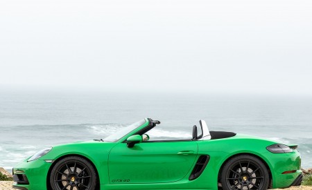 2020 Porsche 718 Boxster GTS 4.0 (Color: Phyton Green) Side Wallpapers 450x275 (33)