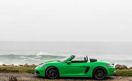 2020 Porsche 718 Boxster GTS 4.0 (Color: Phyton Green) Side Wallpapers 450x275 (32)