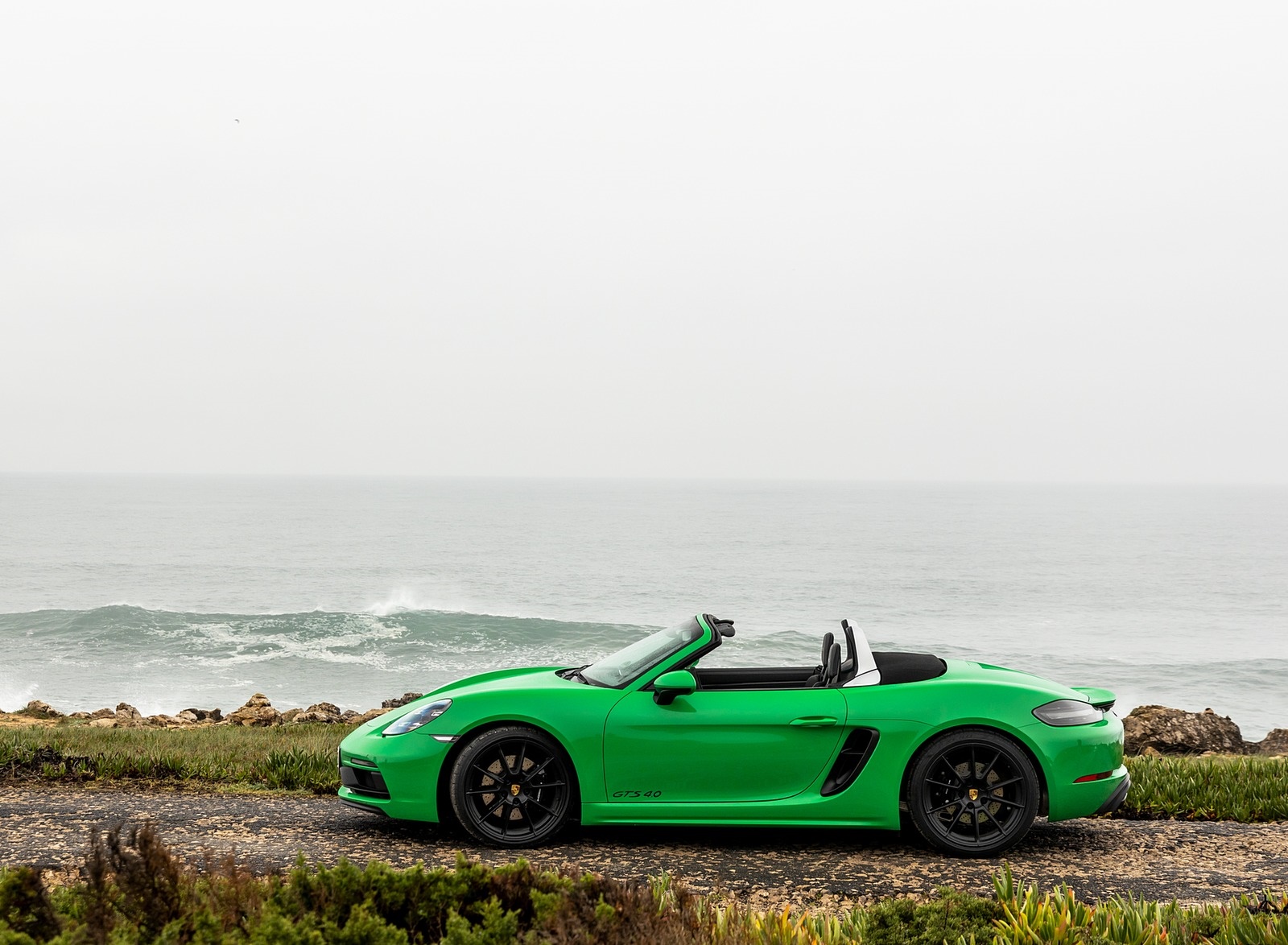 2020 Porsche 718 Boxster GTS 4.0 (Color: Phyton Green) Side Wallpapers #32 of 191