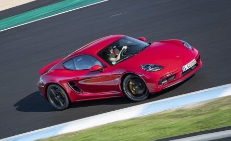 2020 Porsche 718 Cayman GTS 4.0 (Color: Carmine Red) Front Three-Quarter Wallpapers 450x275 (14)