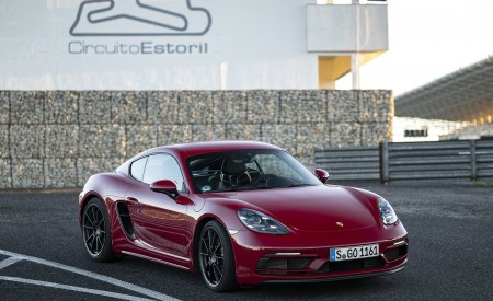2020 Porsche 718 Cayman GTS 4.0 (Color: Carmine Red) Front Three-Quarter Wallpapers 450x275 (28)