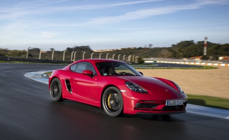 2020 Porsche 718 Cayman GTS 4.0 (Color: Carmine Red) Front Three-Quarter Wallpapers 450x275 (17)