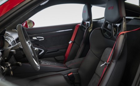 2020 Porsche 718 Cayman GTS 4.0 (Color: Carmine Red) Interior Seats Wallpapers 450x275 (59)