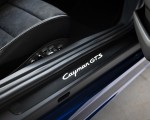 2020 Porsche 718 Cayman GTS 4.0 (Color: Gentian Blue Metallic) Door Sill Wallpapers 150x120
