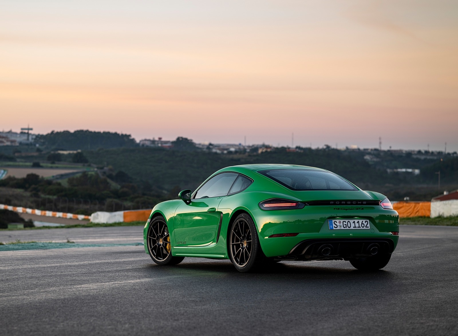 2020 Porsche 718 Cayman GTS 4.0 (Color: Phyton Green) Rear Three-Quarter Wallpapers #93 of 192