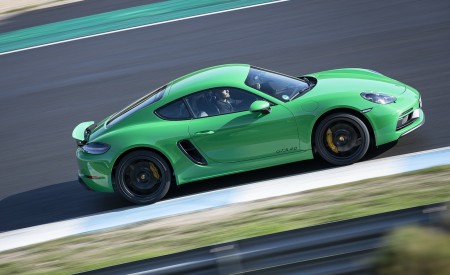 2020 Porsche 718 Cayman GTS 4.0 (Color: Phyton Green) Side Wallpapers 450x275 (85)