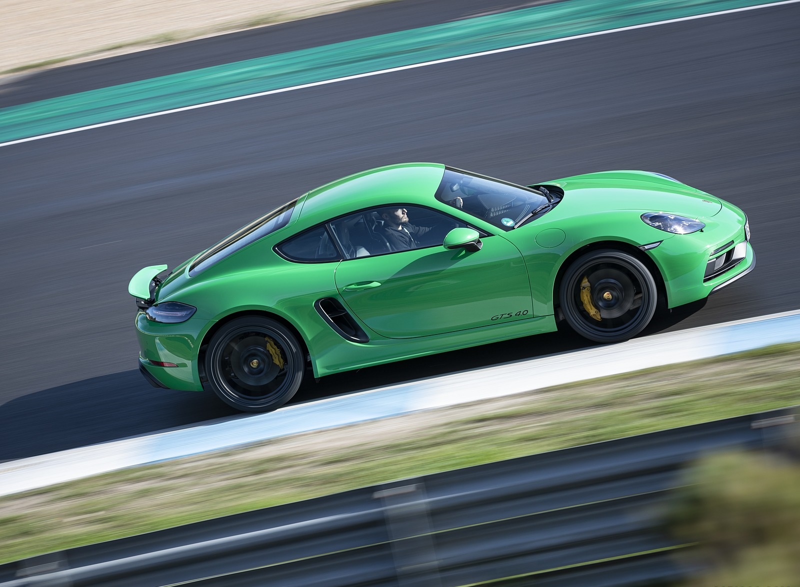 2020 Porsche 718 Cayman GTS 4.0 (Color: Phyton Green) Side Wallpapers #85 of 192