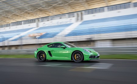 2020 Porsche 718 Cayman GTS 4.0 (Color: Phyton Green) Side Wallpapers 450x275 (98)
