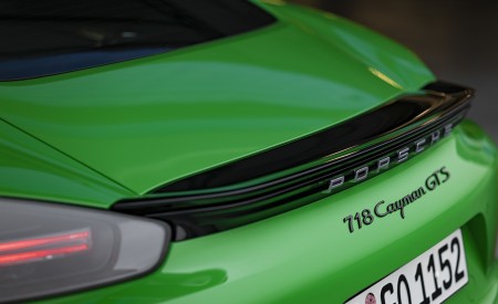 2020 Porsche 718 Cayman GTS 4.0 (Color: Phyton Green) Spoiler Wallpapers 450x275 (115)