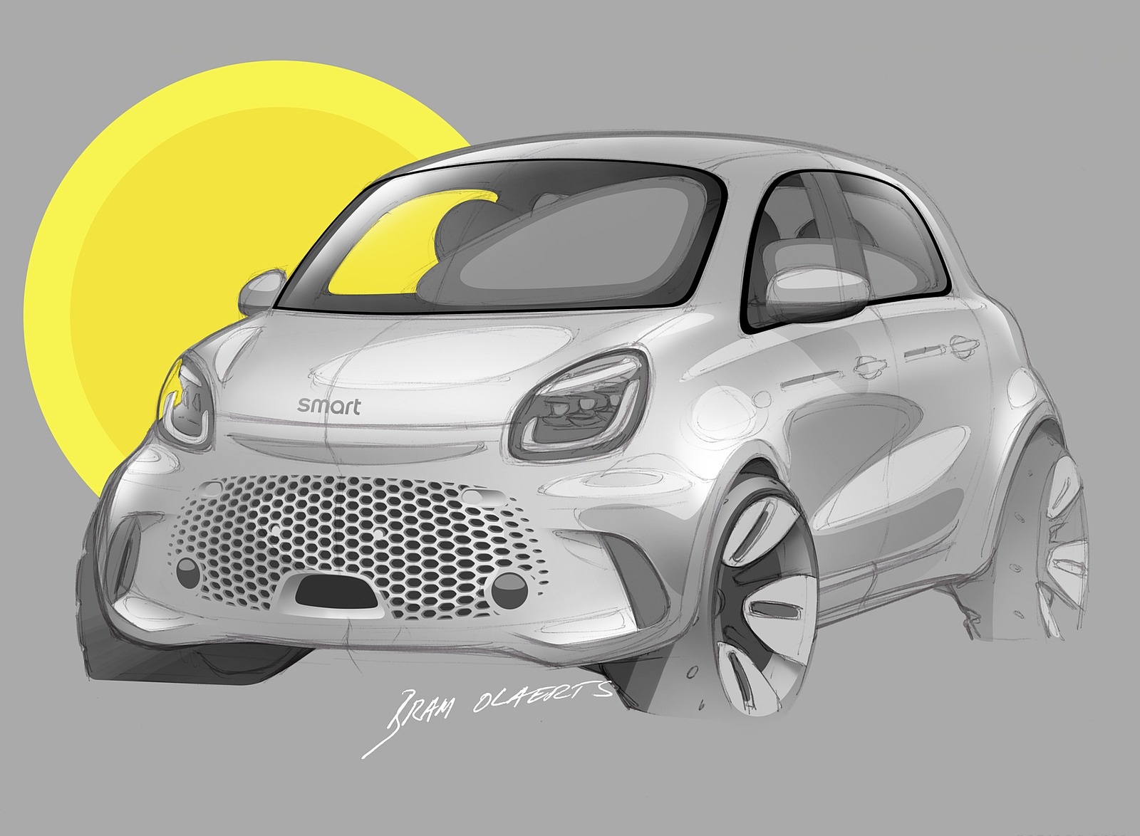 2020 Smart EQ ForTwo Coupe Design Sketch Wallpapers  #91 of 94