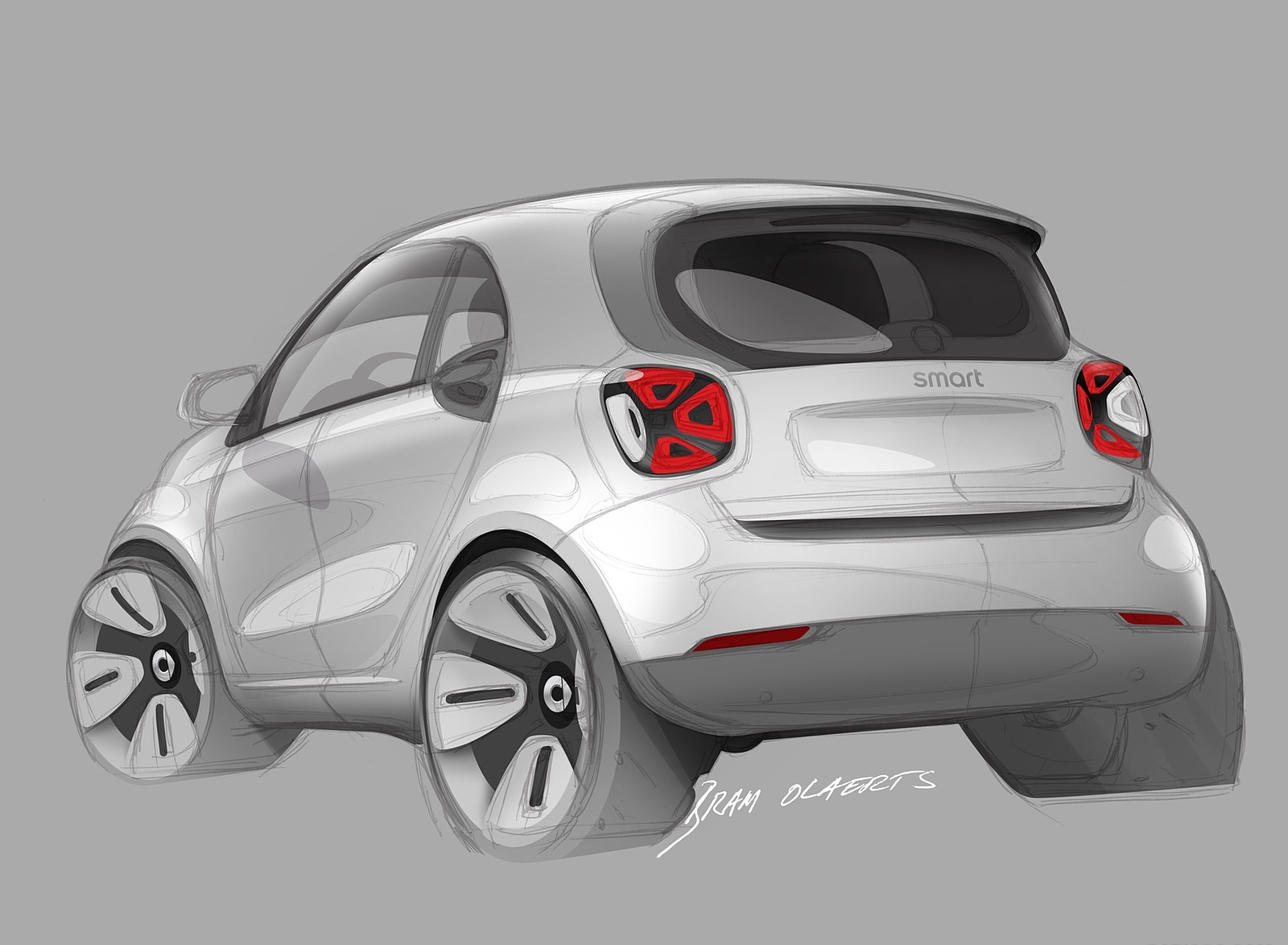 2020 Smart EQ ForTwo Coupe Design Sketch Wallpapers #93 of 94