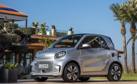 2020 Smart EQ ForTwo Coupe Prime Line (Color: Cool Silver) Front Three-Quarter Wallpapers 450x275 (14)