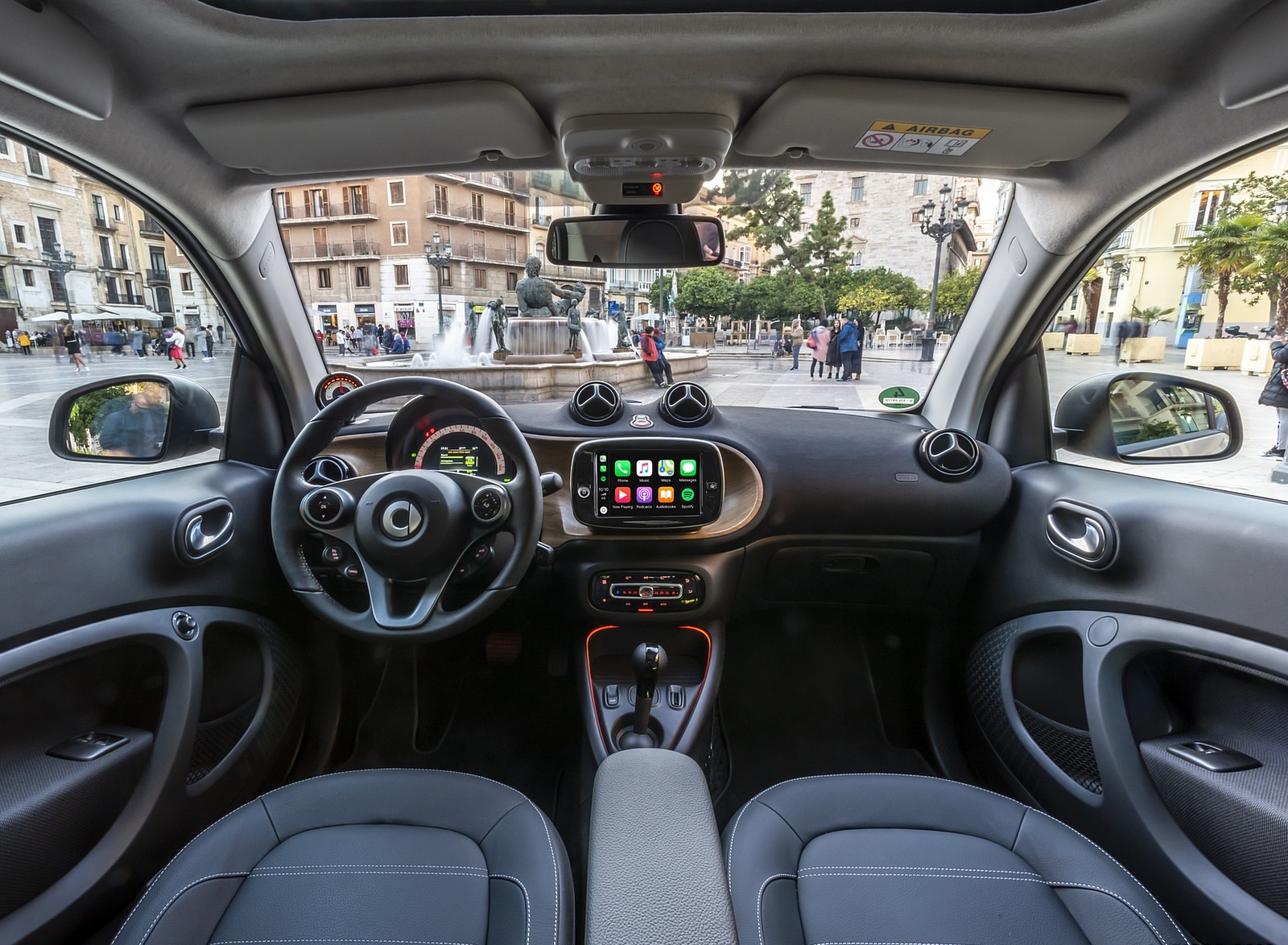 2020 Smart EQ ForTwo Coupe Prime Line (Color: Cool Silver) Interior Cockpit Wallpapers #26 of 94