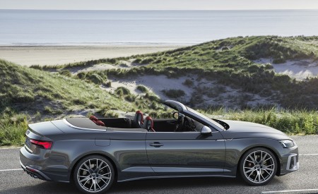 2021 Audi S5 Cabriolet (Color: Daytona Gray) Side Wallpapers 450x275 (12)
