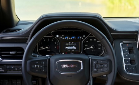 2021 GMC Yukon AT4 Interior Steering Wheel Wallpapers 450x275 (32)