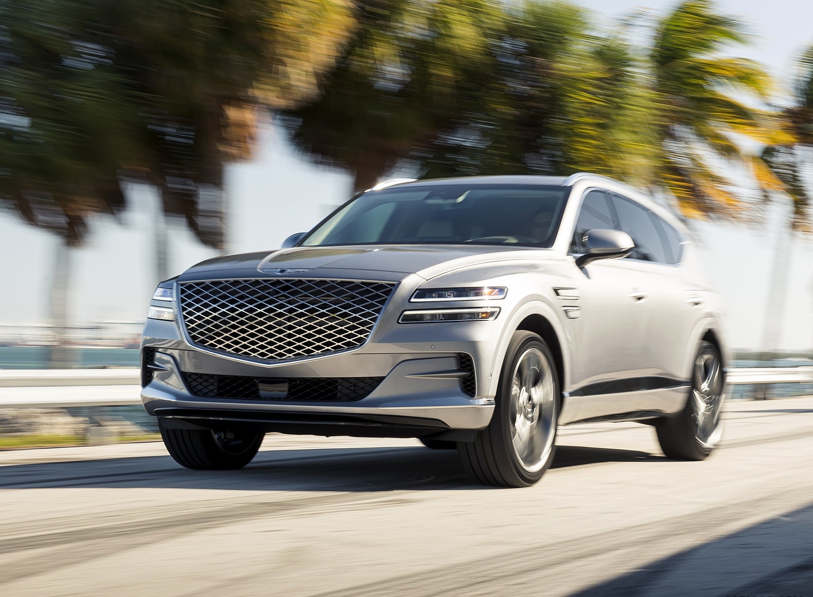 2021 Genesis GV80 Front Three-Quarter Wallpapers (1). Download Wallpaper